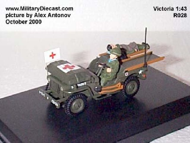 Jeep Willys Ambulance with Figures