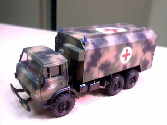 KamAZ-4310 Army Ambulance Camouflage