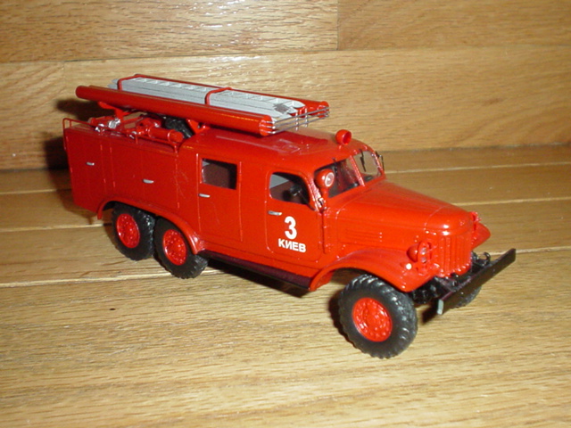 PMZ-13V Fire Truck on ZIL-157 6x6 Chassis