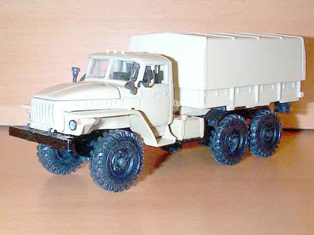Ural-4320 Sand Cargo Canvas