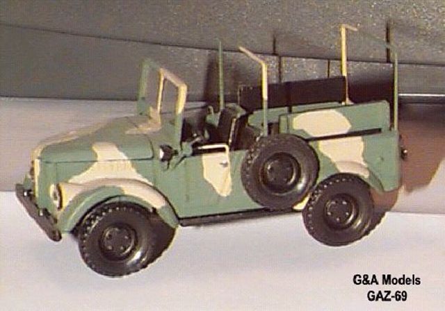 GAZ-69 (plastic) open in camouflage