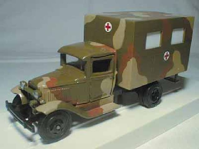 GAZ-AA Military Ambulance Camouflage