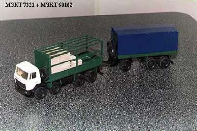 MZKT 7321 Tractor  + MZKT 60162 Auxiliary