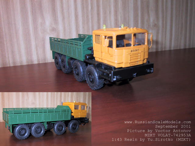 MZKT VOLAT-742953A 8x8 Super Heavy Truck