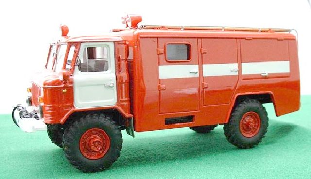 ASO-1 Fire Truck on GAZ-66 Chassis