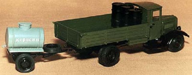 YaG-4 Truck with Fuel Containers and Trailer