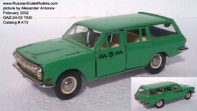 GAZ-24-02 Volga Taxi Green