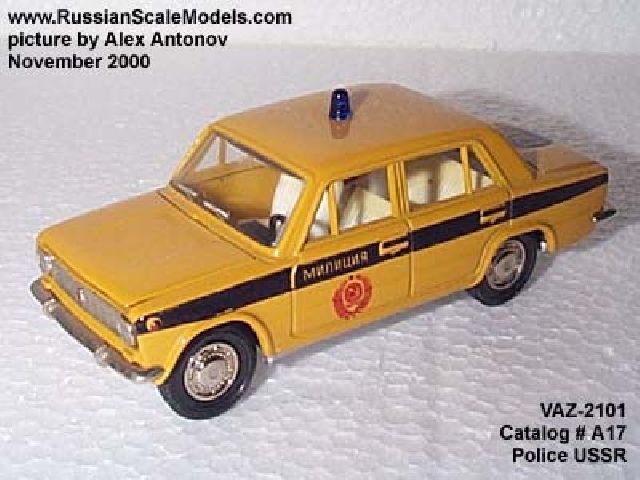 VAZ-2101 LADA Soviet Police
