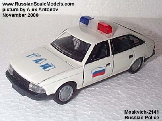 Moskvich-2141  Russian Police