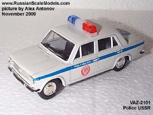 VAZ-2101 LADA Soviet Police