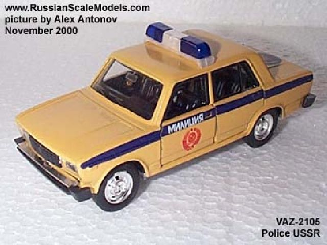VAZ-2105 LADA Soviet Police