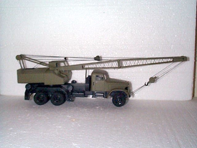 K4551 ?KRAZ 219 Autocrane Soviet Army