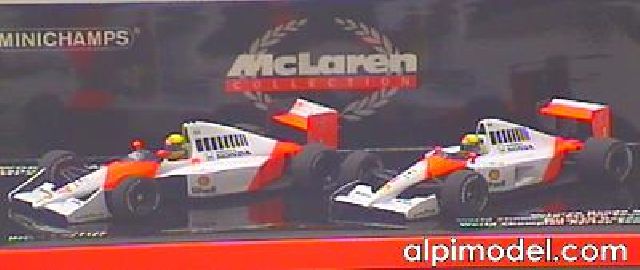 World Champion Set McLaren 1990 - 1991 Ayrton Senn