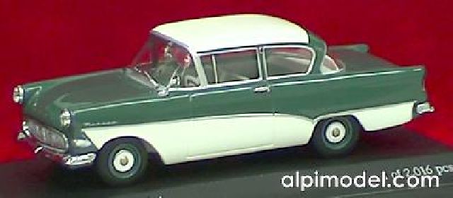 Opel Rekord P1 1958 (Bermuda Green-White)