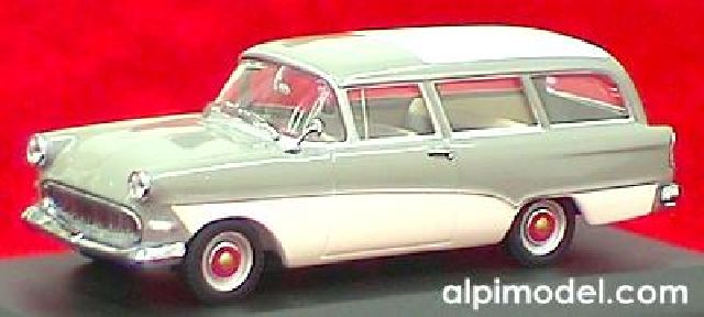 Opel Rekord P1 Caravan 1958-1960 (grey-white)