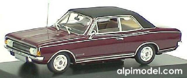 Opel Commodore A 1966 (dark red)