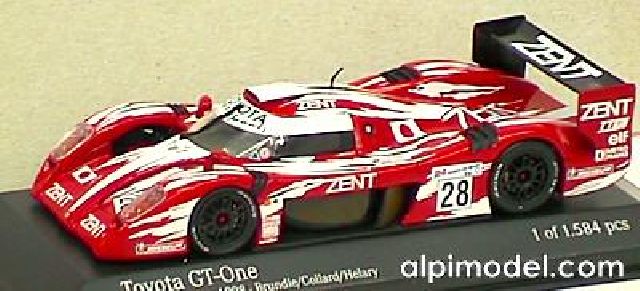 Toyota Gt One Brundle Collard Helary Le Mans 1998